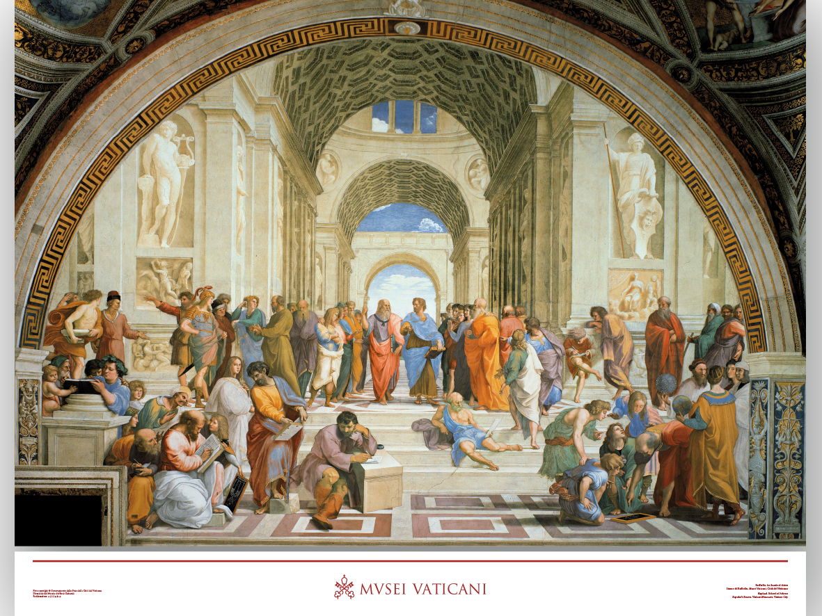 Poster Scuola di Atene
